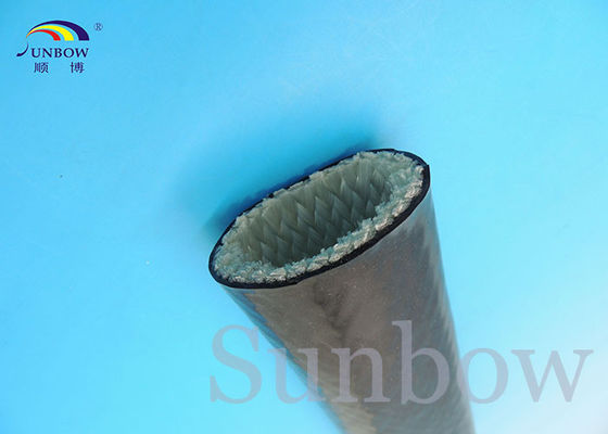 China Innendurchmesser-Schwarz-Farbe umweltfreundlicher hitzebeständiger des Draht-Ärmel-feuerfeste Ärmel-12mm fournisseur