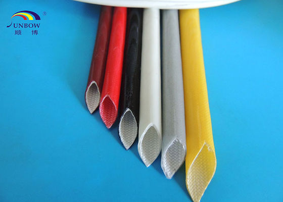 China Elektrische Drähte lackierten beständige die Silikon-Fiberglas-Sleeving hohe Temperatur fournisseur