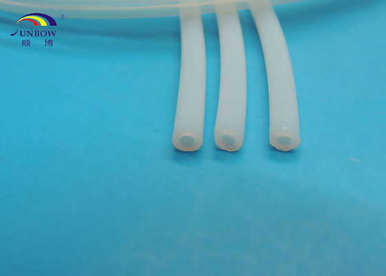 China Jungfrau 100% verdrängte klares PTFE-Rohr-/-rohr-Reinweiß mit glatter Oberfläche fournisseur