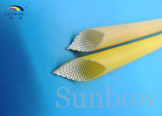 China SUNBOW RoHS 155C F Dielectric Insulation PU Fiberglass Sleeving for Motors fournisseur
