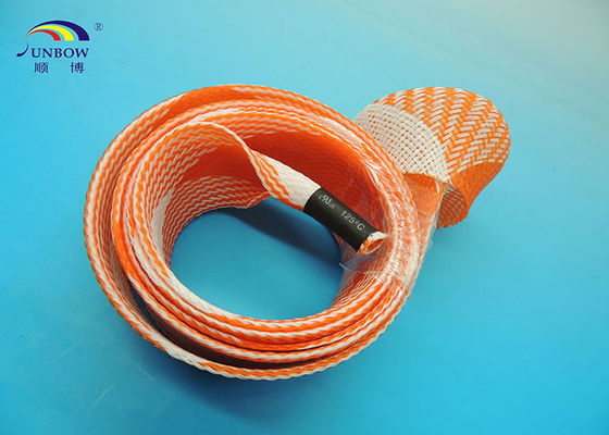 China Buntes HAUSTIER flocht dehnbaren Ärmel mit ROHS für Kabel sleeving fournisseur