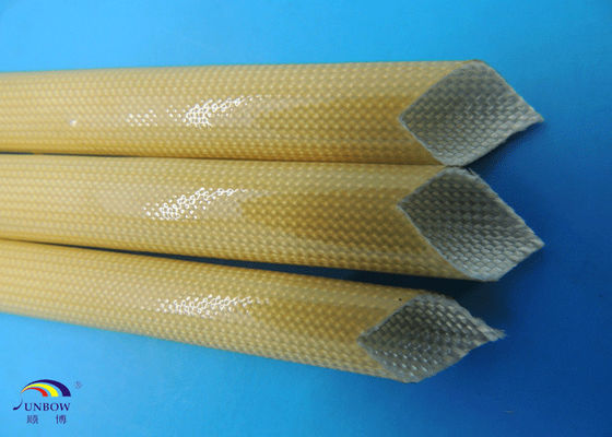China Das flexible Borten-Fiberglas, das mit PU Sleeving ist, beschichtete für Heizungen fournisseur