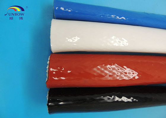 China Umsponnenes silikonumhülltes Fiberglas Sleeving hitzebeständig und Brandverhütung fournisseur