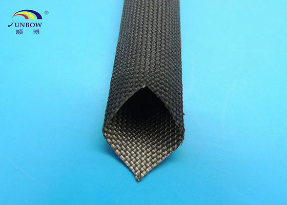 China 400 ℃ flexibles schwarzes oder weißes Fiberglas der hohen Temperatur, das für Kabel Sleeving ist fournisseur