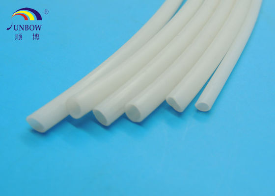 China Flexibles weißes Silikonkautschuk-Rohr für Automobil-Kabel, Dichtungen, Isolierung verdrahtend fournisseur