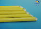 Gelbe Klassen-Acrylfiberglas der Farbef, das für elektrischen Wechselstrommotor 0.5mm - 30.0mm 2.5KV Sleeving ist fournisseur