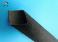 400 ℃ flexibles schwarzes oder weißes Fiberglas der hohen Temperatur, das für Kabel Sleeving ist fournisseur