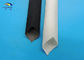 400 ℃ flexibles schwarzes oder weißes Fiberglas der hohen Temperatur, das für Kabel Sleeving ist fournisseur